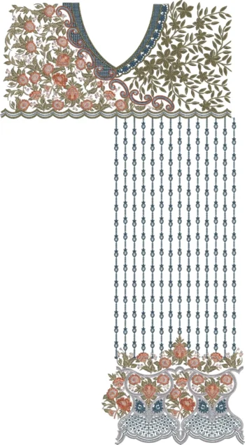 EDGD P01 is a large-scale, high-stitch-count embroidery design