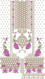 A large-scale embroidery design labeled EDGD P02, featuring 5 colors and over 271,000 stitches