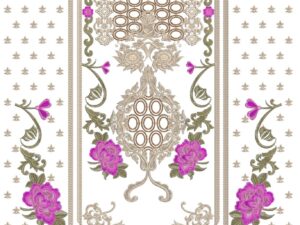 A large-scale embroidery design labeled EDGD P02, featuring 5 colors and over 271,000 stitches